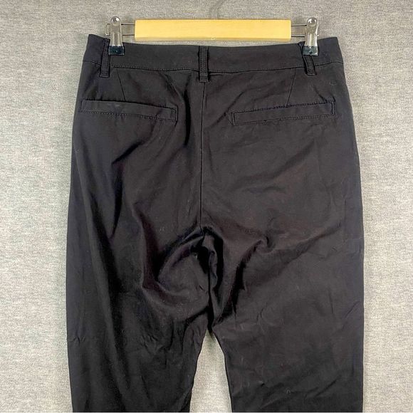 Asos Design Womens Black Button Fly Straight Leg Skinny Ankle Pants Size 28x30‎ - Picture 10 of 15